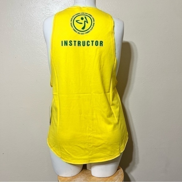 ZUMBA INSTRUCTORS TANK TOP “A TRIBE CALLED ZUMBA” Yellow Large New with … - Picture 3 of 6